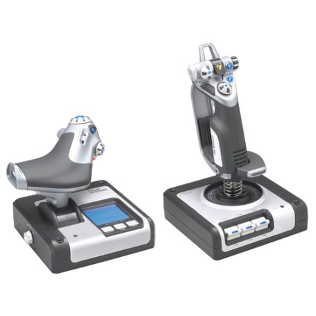 Logitech G G Saitek X52 Flight Control System USB Joystick (945-000006)
