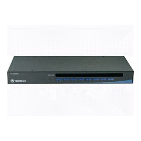 Trendnet 16-Port USB/PS/2 Rack Mount KVM Switch switch per keyboard-video-mouse (kvm) Montaggio rack Nero (TK-1603R)