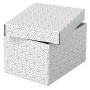 Esselte 628280 scatola di conservazione Armadietto portaoggetti Rettangolare Cartoncino Bianco (628280)