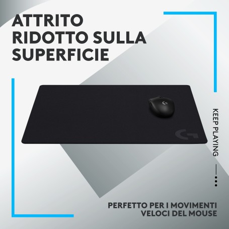 Logitech G G640 Tappetino per mouse per gioco da computer Nero (943-000799)
