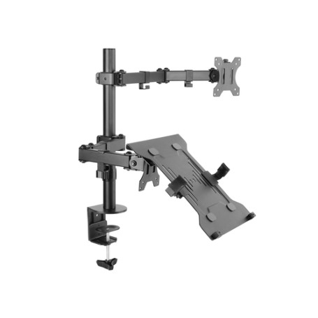 Equip 650119 supporto da tavolo per Tv a schermo piatto 81,3 cm (32") Morsa Nero