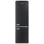 Amica KGCR 387 102 MS - Design retrò, nero opaco