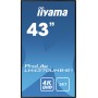 iiyama LH4370UHB-B1 visualizzatore di messaggi Pannello piatto per segnaletica digitale 108 cm (42.5") VA 4K Ultr (LH4370UHB-B1)