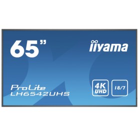 iiyama LH6542UHS-B3 visualizzatore di messaggi Pannello piatto per segnaletica digitale 163,8 cm (64.5") IPS 4K U (LH6542UHS-B3)