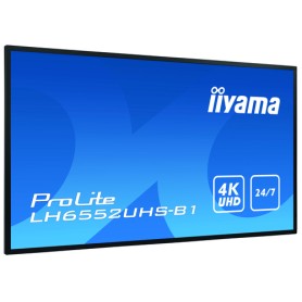 iiyama LH6552UHS-B1 visualizzatore di messaggi Pannello piatto per segnaletica digitale 163,8 cm (64.5") IPS 4K U (LH6552UHS-B1)
