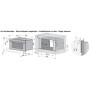 V-ZUG CombiSteamer V6000 45L Grand, forno a vapore, vetro a specchio perlato, 2303400017