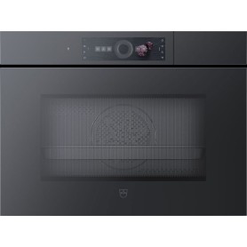 V-ZUG CombiSteamer V6000 45M PowerSteam, vetro a specchio nero, 2304700004