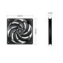 ARCTIC P12 Slim PWM PST Case per computer Ventilatore 12 cm Nero 3 pz (ACFAN00275A)