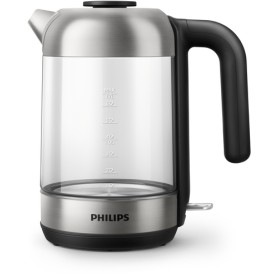 Philips 5000 series HD9339/80 bollitore elettrico 2200 W Nero, Acciaio inossidabile, Trasparente