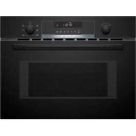 BOSCH CMA585GB1 - SERIE 6 MICROONDE CON ARIA CALDA, NERO, FUNZIONE GRILL, 60 X 45 CM