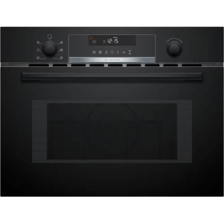 BOSCH CMA585GB1 - SERIE 6 MICROONDE CON ARIA CALDA, NERO, FUNZIONE GRILL, 60 X 45 CM