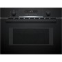 BOSCH CMA585GB1 - SERIE 6 MICROONDE CON ARIA CALDA, NERO, FUNZIONE GRILL, 60 X 45 CM