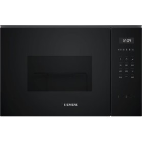 SIEMENS BE555LMB1 - MICROONDE iQ500, NERO/ACCIAIO INOSSIDABILE, GRIGLIA, STOP SINISTRO, 60 X 38 CM
