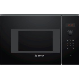 Bosch BFL523MB1F Microonde da incasso Serie 4, 800 W, 21 l, AutoPilot 7, supporto per la pulizia, nero