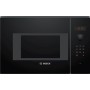 Bosch BFL523MB1F Microonde da incasso Serie 4, 800 W, 21 l, AutoPilot 7, supporto per la pulizia, nero