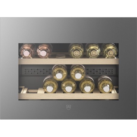 V-ZUG WineCooler V4000 45, vetro a specchio platino, cerniera sinistra, 5111300009, WC4T-51113