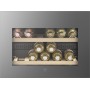 V-ZUG WineCooler V4000 45, vetro a specchio platino, cerniera destra, 5111300008, WC4T-51113