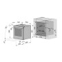V-ZUG Combair V4000 60P, vetro dello specchio del forno nero, pirolisi, 2105500009, C4T660PCHG, C4T-21055