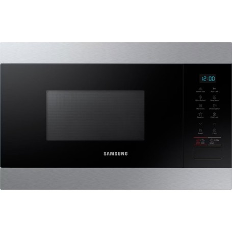 Microonde da incasso Samsung MS22M8074AT/EG, 22 L, 850 W, altezza nicchia: 38 cm, funzione mantenimento in caldo, acciaio inox
