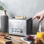 Gastroback Design Pro 2S 2 fetta/e 950 W Nero, Acciaio inossidabile (42397)