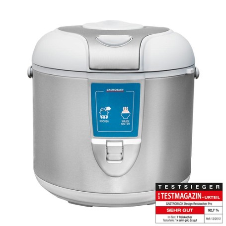 Gastroback Design Pro cuoci riso 5 L 700 W Argento, Bianco (42518)