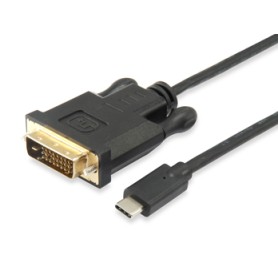 Equip 133468 cavo e adattatore video 1,8 m USB tipo-C DVI-D Nero Equip 133468 cavo e adattatore video 1,8 m USB tipo-C DVI-D Nero