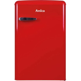 Amica VKS 15620-1 R Frigorifero retro a tutta camera, altezza 88 cm, 120 L, rosso peperoncino