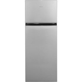 Exquisit KGC270-45-010E frigo-congelatore , larghezza 55 cm, 206 L, luce LED, argento
