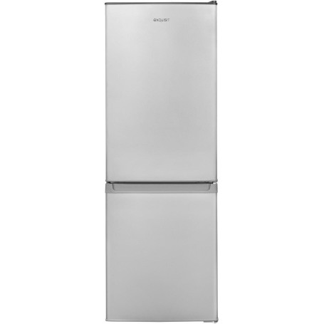 Exquisit KGC232-60E-040E combinazione frigo-congelatore da supporto, larghezza 50 cm, 173 L, termostato, argento