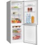 Exquisit KGC232-60E-040E combinazione frigo-congelatore da supporto, larghezza 50 cm, 173 L, termostato, argento