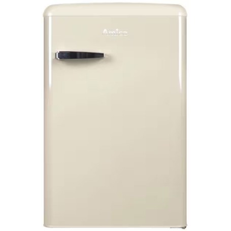 Amica KSR 361 160 B Frigorifero retro a libera installazione con congelatore , larghezza 55 cm, 108 L, crema caffè