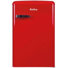 Amica KSR 361 160 R Frigorifero retro da libera installazione con congelatore, larghezza 55 cm, 108 L, rosso