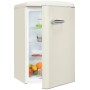 Exquisit RKS120-VH-160E frigorifero retrò da appoggio per tutta la stanza, larghezza 54,5 cm, 122 L