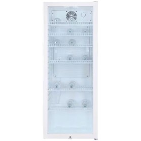 Exquisit GKS240-GT-160C frigorifero con porta in vetro, larghezza 54 cm, 237 L, ventola di ricircolo, chiusura porta, bianco