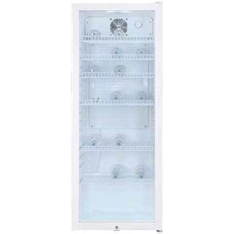 Exquisit GKS240-GT-160C frigorifero con porta in vetro, larghezza 54 cm, 237 L, ventola di ricircolo, chiusura porta, bianco