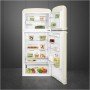 SMEG FAB50RCR5 Combinato frigo-congelatore a libera installazione (crema)