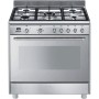 SMEG SCD90MFX9-1 Cucina con Fornello a gas/elettrico da libera installazione (acciaio inox)
