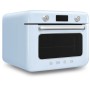 SMEG COF01PBEU Selection 50'S Style Forno combinato a vapore da appoggio cm. 50 - azzurro lucido