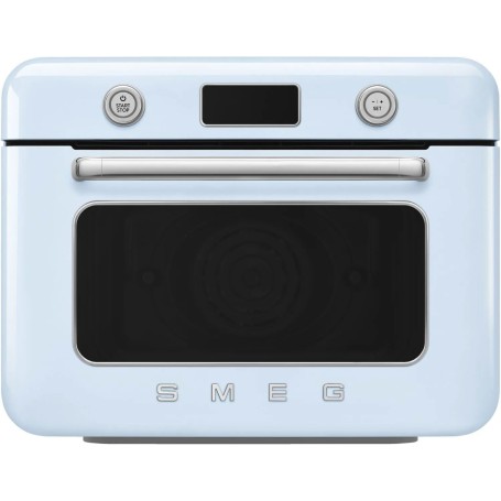 SMEG COF01PBEU Selection 50'S Style Forno combinato a vapore da appoggio cm. 50 - azzurro lucido