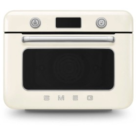 SMEG COF01CREU Selection 50'S Style Forno combinato a vapore da appoggio cm. 50 - panna lucido