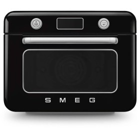SMEG COF01BLEU Selection 50'S Style Forno combinato a vapore da appoggio cm. 50 - nero lucido