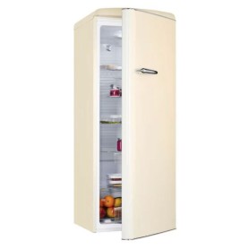 Exquisit frigorifero retrò RKS325-VH-160E, larghezza 55 cm, 225 L, illuminazione a LED