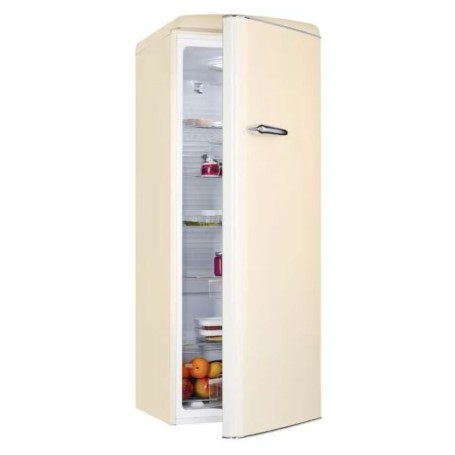 Exquisit frigorifero retrò RKS325-VH-160E, larghezza 55 cm, 225 L, illuminazione a LED
