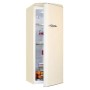 Exquisit frigorifero retrò RKS325-VH-160E, larghezza 55 cm, 225 L, illuminazione a LED