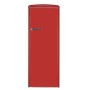 Exquisit frigorifero retrò RKS325-VH-160E, larghezza 55 cm, 225 L, illuminazione a LED