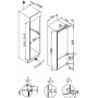 Combinato frigo-congelatore da incasso Amica EKGCS 386 900, altezza nicchia: 145 cm, 212 L