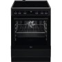 AEG CCB6445BBB EEK: Forno elettrico libera installazione con piano cottura in vetroceramica, larghezza 60 cm, 73 litri