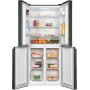 Exquisit MD365-125-040D Stand Side-By-Side Combinazione Multiporta, larghezza 79 cm, 362 L, NoFrost