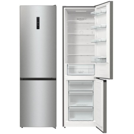 Gorenje NRK62CA2XL4 - Combinato frigo/congelatore No Frost - inox - 200 cm