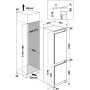 Bauknecht KGITN 18MMF3 , combinazione frigo-congelatore da incasso, bianco, EEK: D